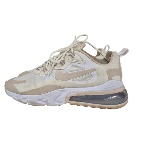 Nike Air Max 270 React Summit White Orewood Brown Womens 9.5 - Picture 1 of 7